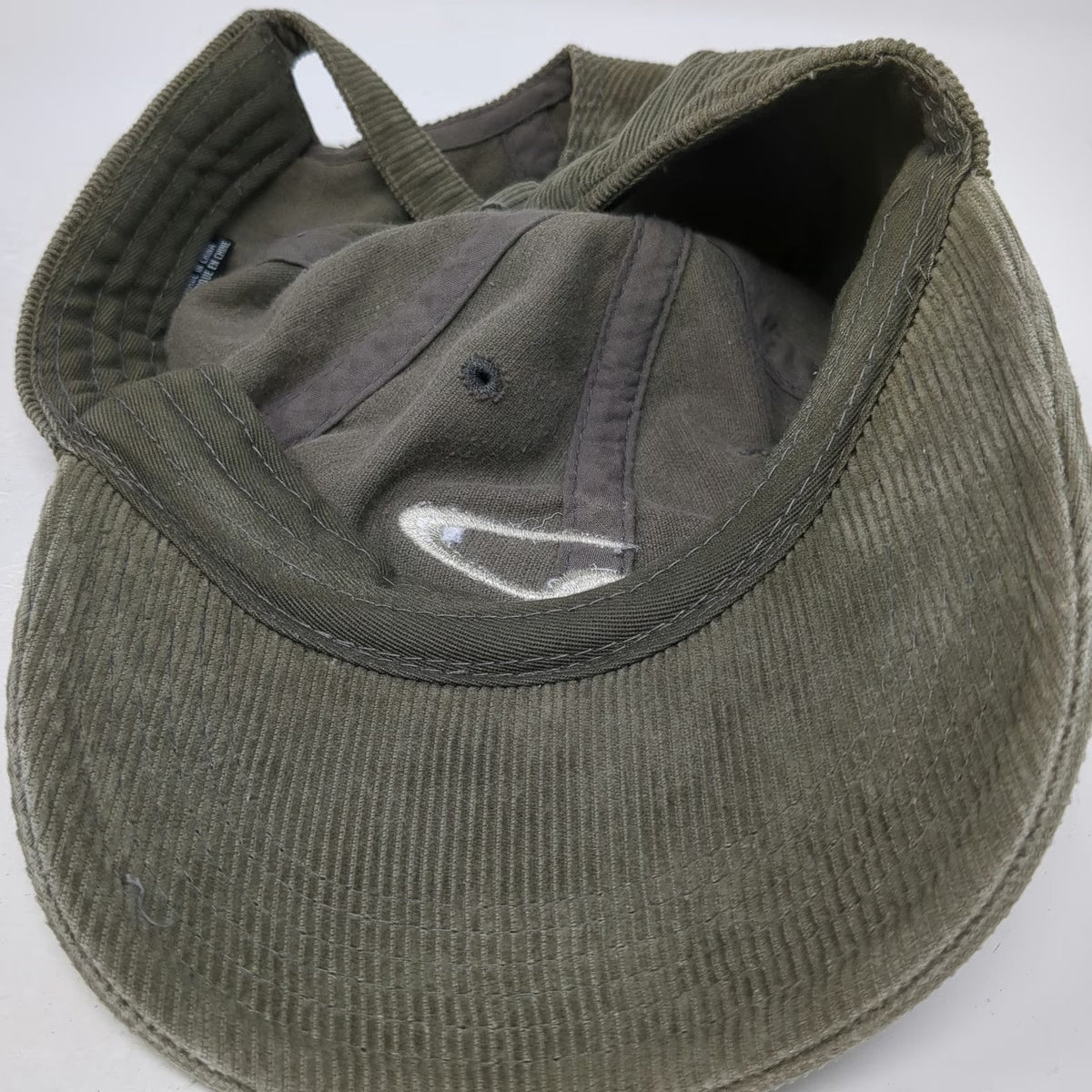 Whistler Blackcomb Baseball Cap Green One Size Corduroy Canada Ski Resort Hat