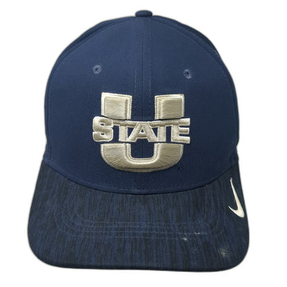 Utah State Aggies NCAA Nike Blue One Size OSFM Dri-Fit Classic99 Strapback Hat