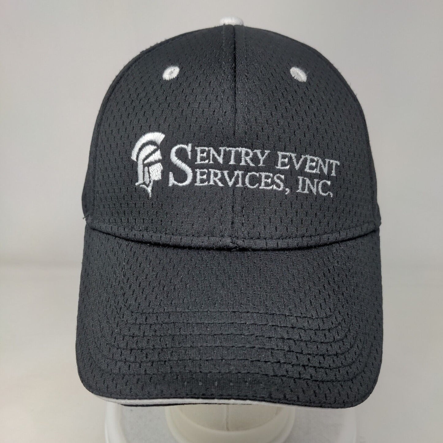 Sentry Event Services Inc Strapback Hat Black OSFM Embroidered Otto