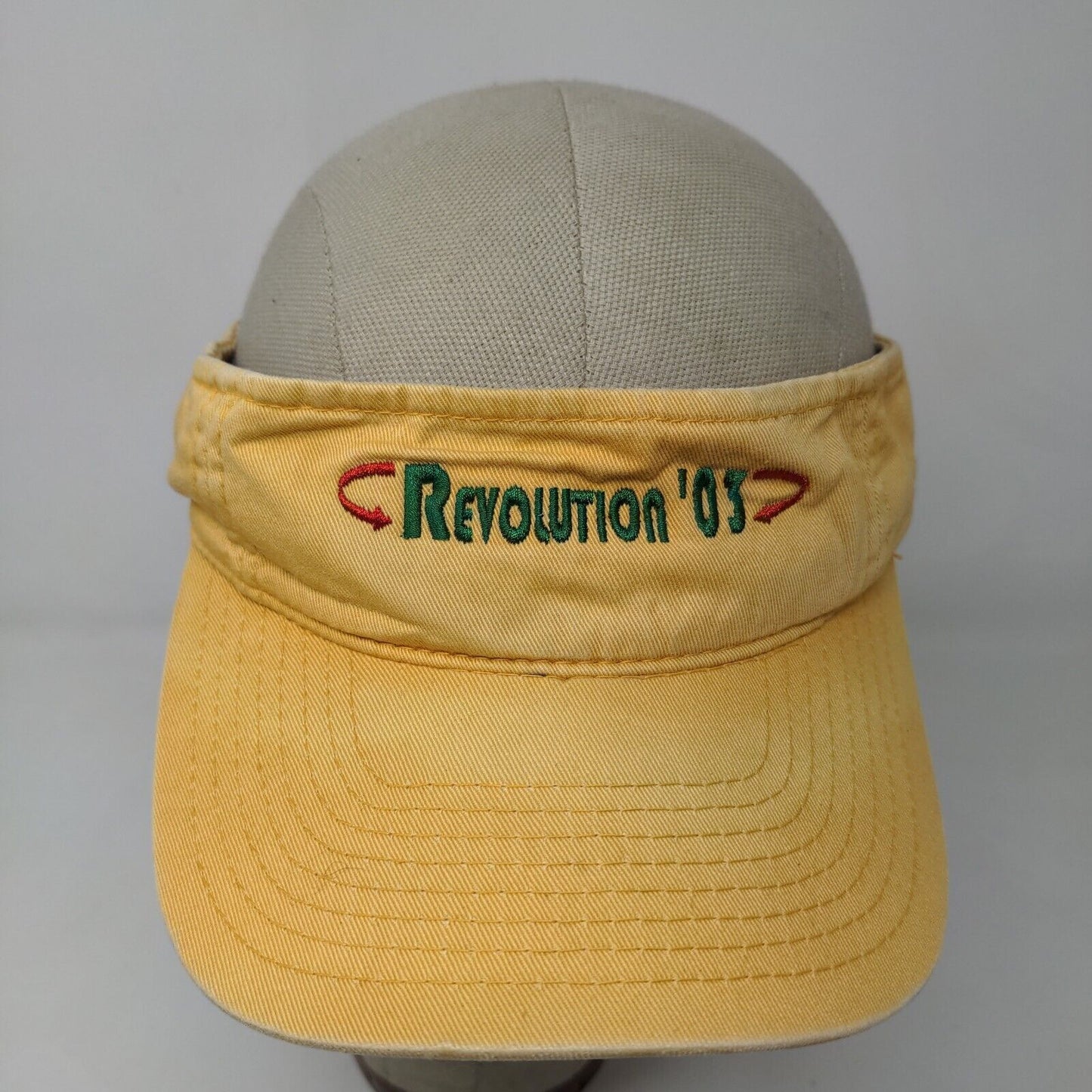 OC Men's Strapback Hat Yellow Tan OSFM Embroidered Revolution 03 Vintage 2003