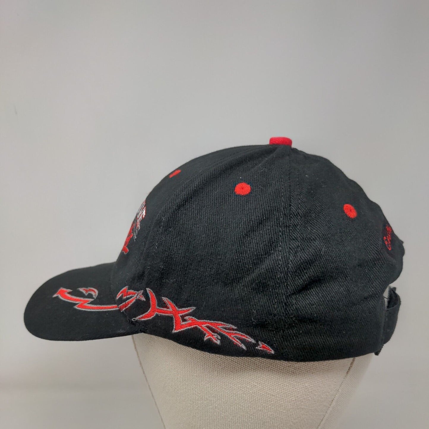 Automotive Accents Strapback Hat Black OSFA Embroidered Eustis Florida