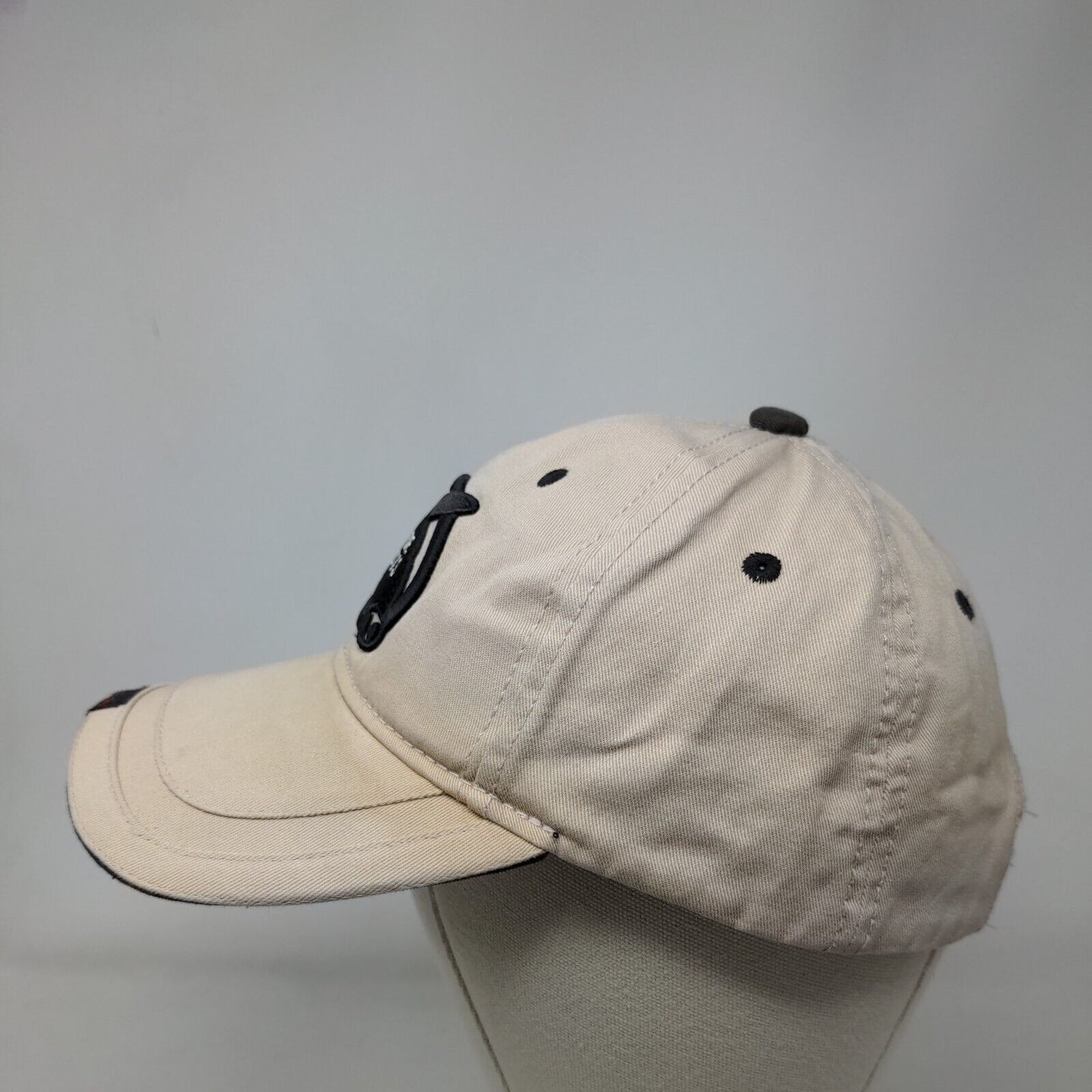 Mule-Hide Products Est. 1906 Strapback Hat Tan One Size Embroidered Logo
