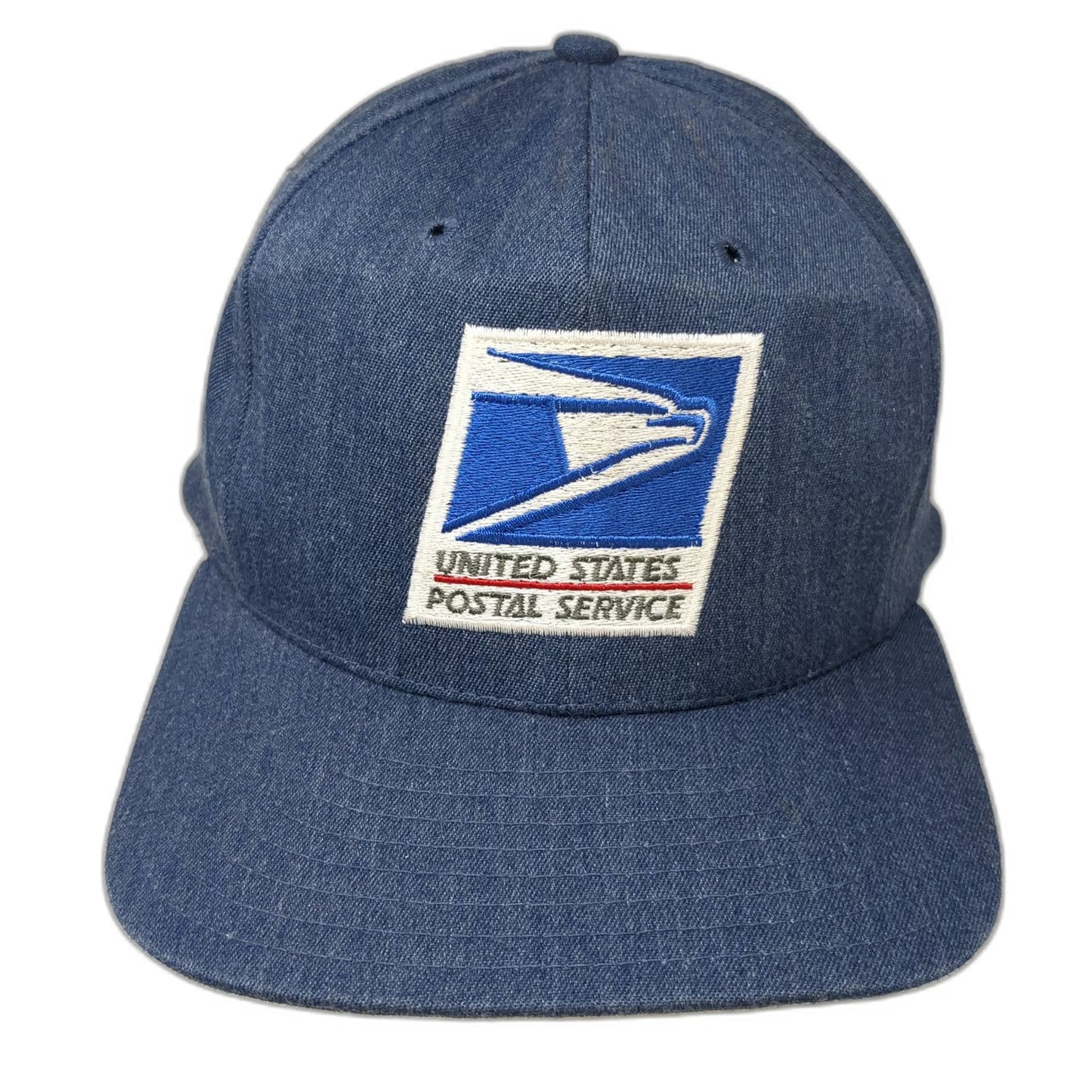 Bancroft Cap Snapback Blue L USPS United States Postal Service Hat USA Vintage