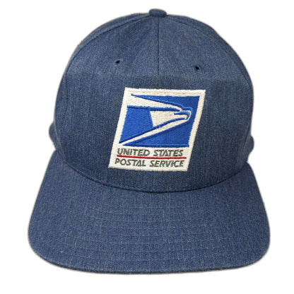 Bancroft Cap Snapback Blue L USPS United States Postal Service Hat USA Vintage