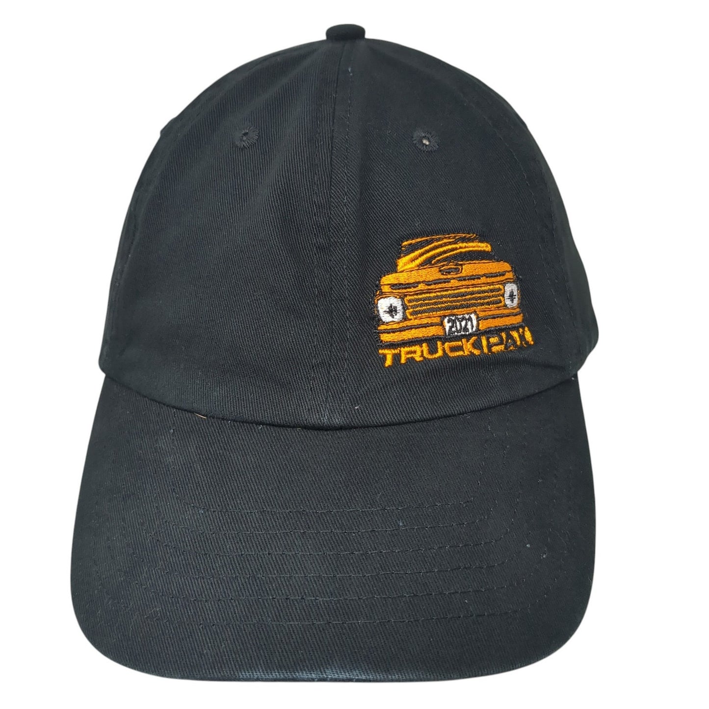 Truck Pax Slideback Hat Black One Size Adjustable Embroidered Big X
