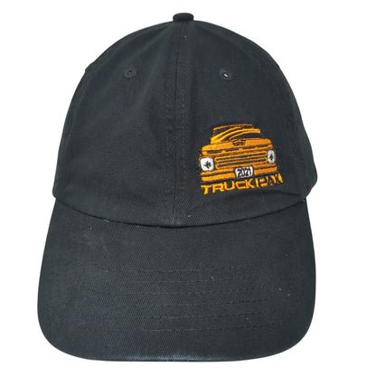 Truck Pax Slideback Hat Black One Size Adjustable Embroidered Big X