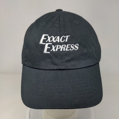 Exxact Express Slideback Hat Black One Size Solid The Classics Yupoong