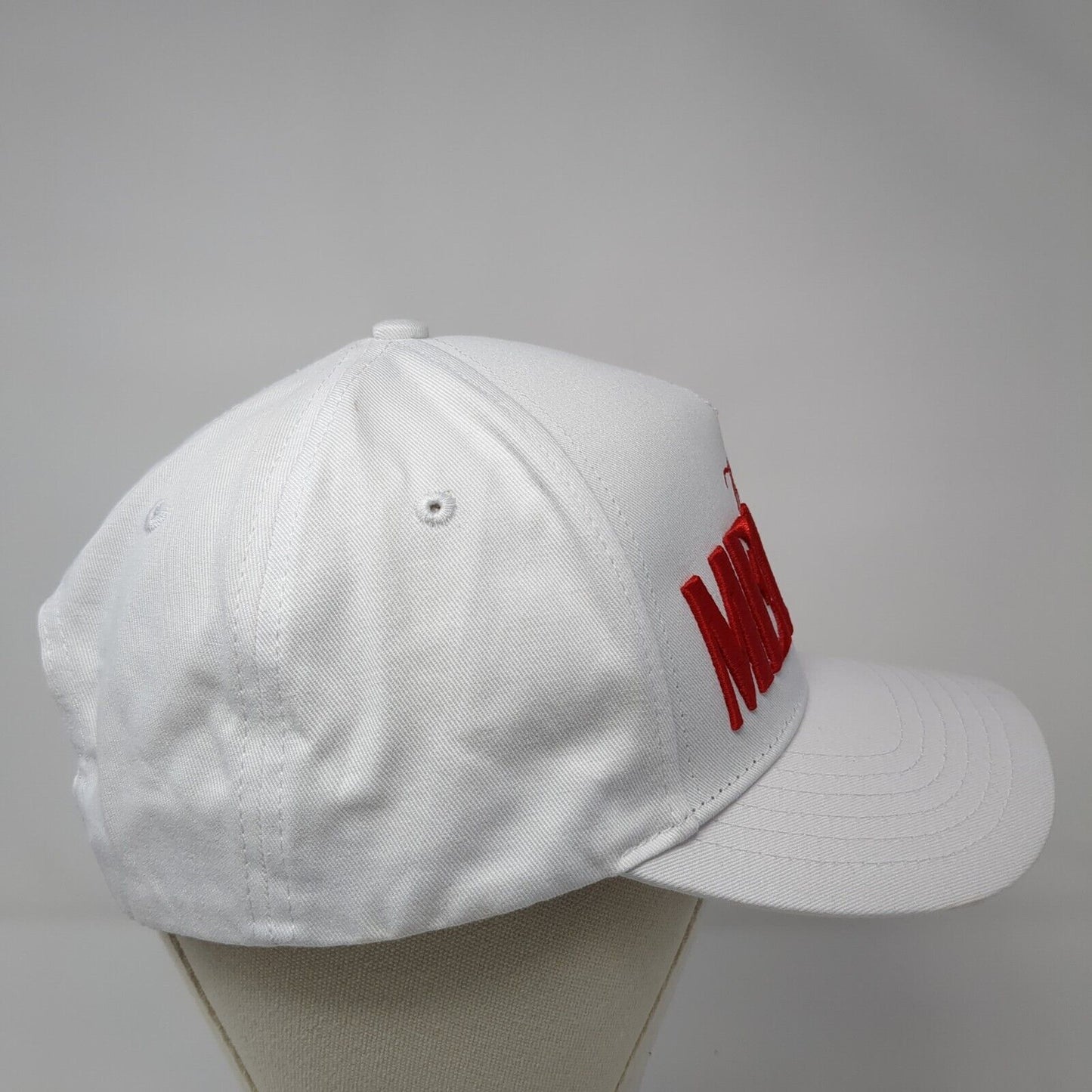 Watermelons Snapback Hat White One Size Adjustable Embroidered Solid