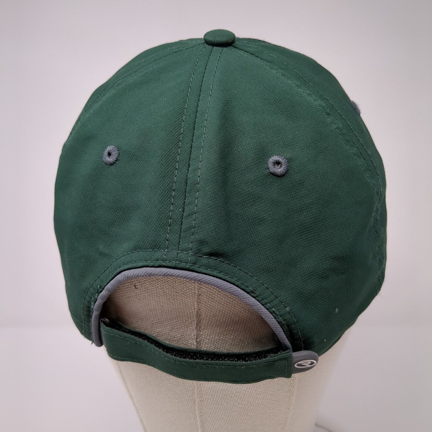 Mustangs Strapback Hat Green OS Adjustable Embroidered R. Active Richardson