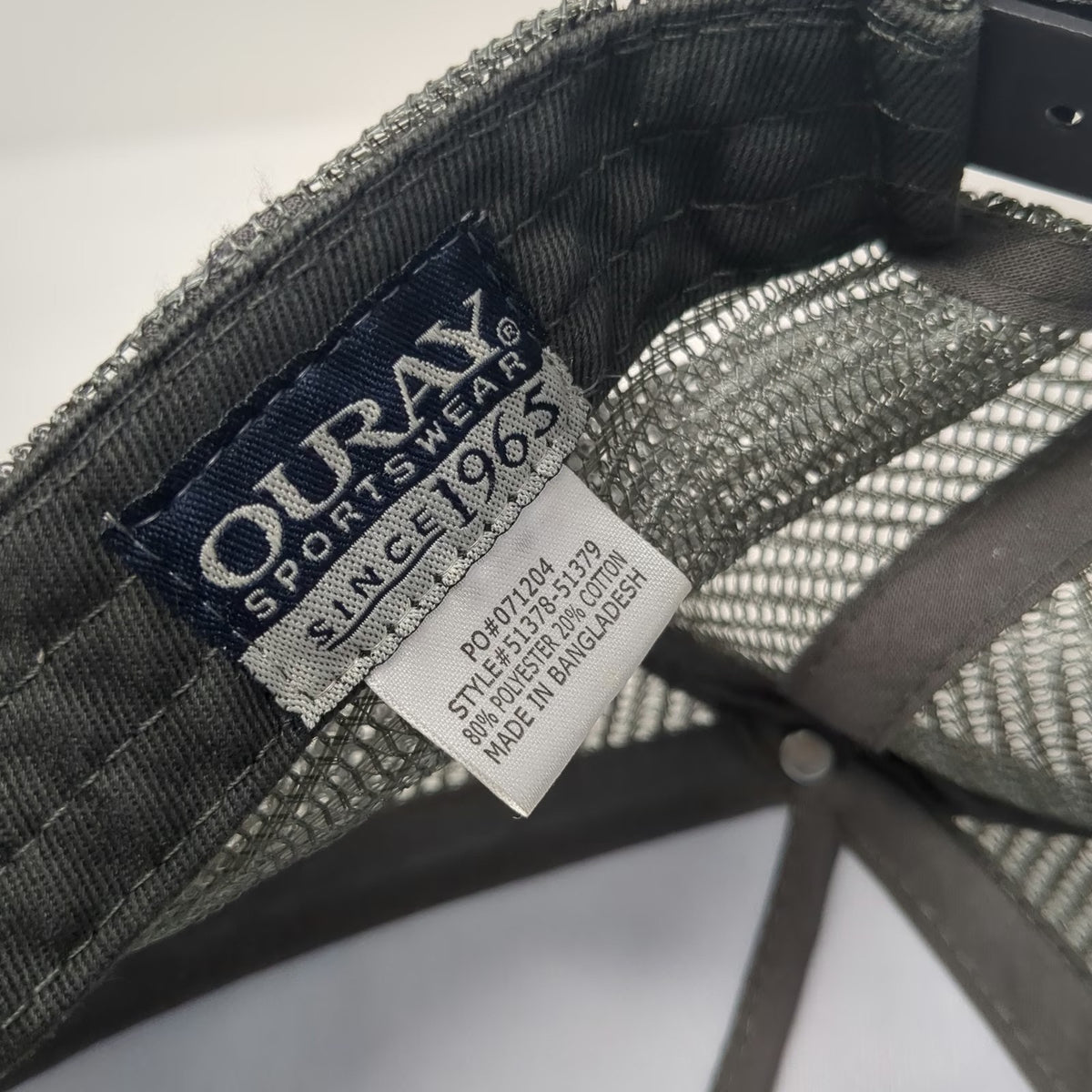 Ouray Sportswear Trucker Hat Blue Gray One Size Spindarella Bicycle Forest Mesh