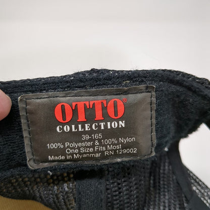 Otto Trucker Hat Black One Size Kindness Pass It On Mesh Snapback Slogan Hat