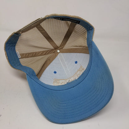 Exile Firearms Richardson Mens Snapback Mesh Back Hat Blue Style 112 Embroidered