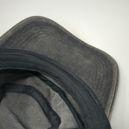 Army Cap Gray One Size Washed Cotton Slideback Buckle Sport Patch Cadet Hat