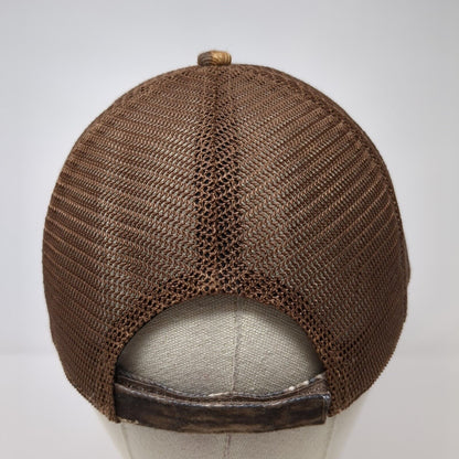 PLATT Strapback Trucker Hat Camouflage One Size Adjustable Mesh Back Polyester