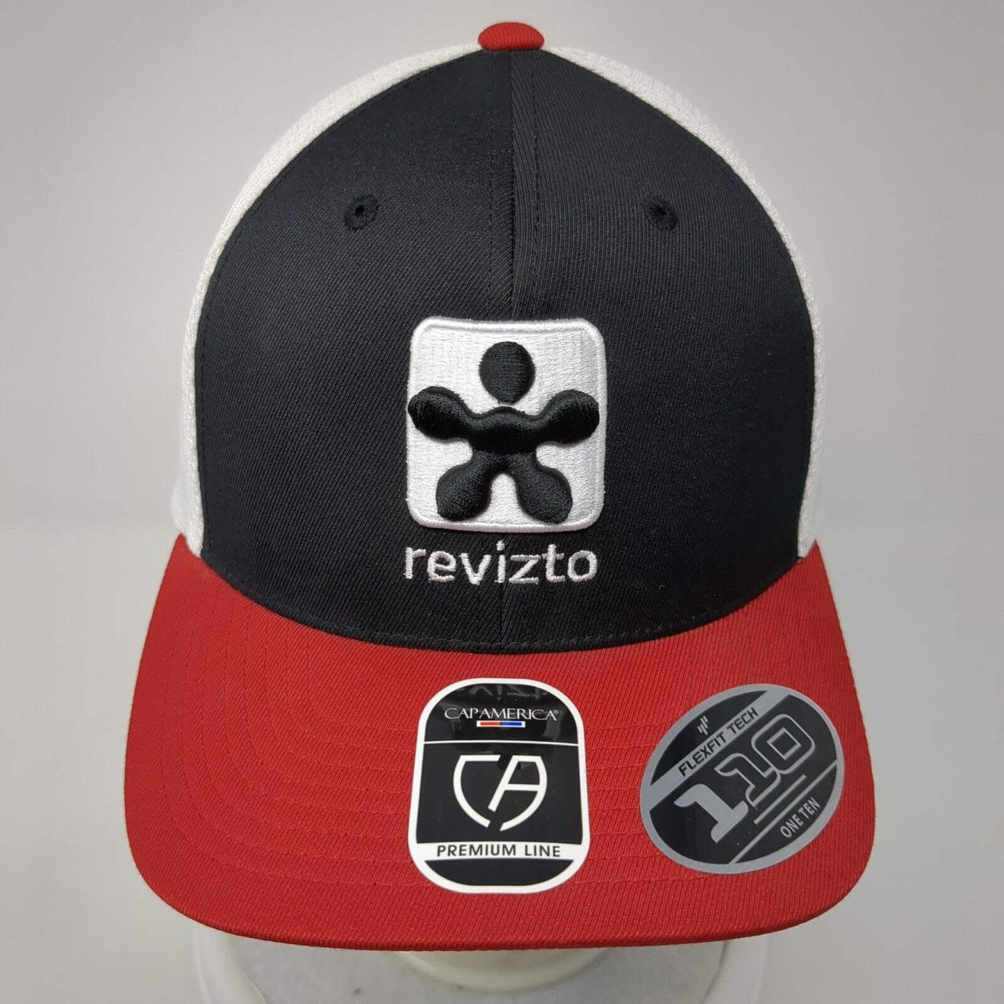 Revizto Snapback Trucker Hat Multicolor One Size Mesh Back Cap America