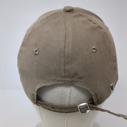 Unbranded Slideback Hat Brown One Size Adjustable Blank 6 Panel Solid