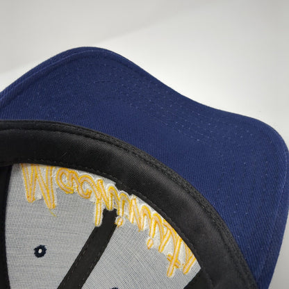 Machinists Slideback Hat Blue One Size Adjustable Embroidered American Needle