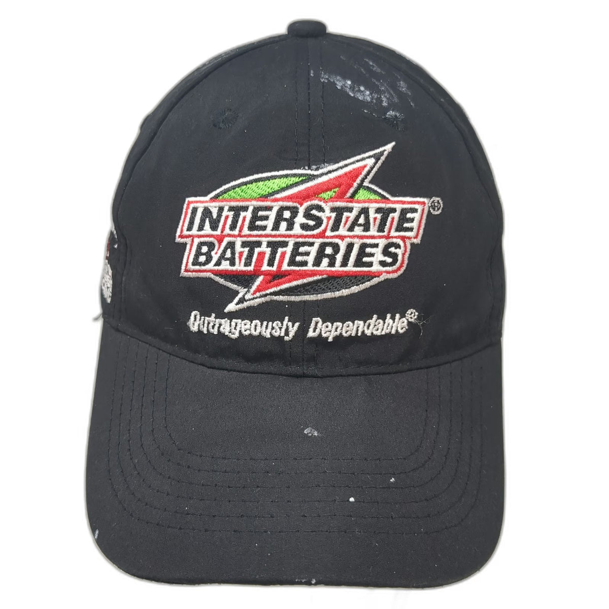 Interstate Batteries Baseball Cap Black One Size Joe Gibbs Racing NASCAR Hat