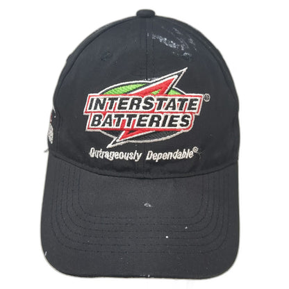 Interstate Batteries Baseball Cap Black One Size Joe Gibbs Racing NASCAR Hat