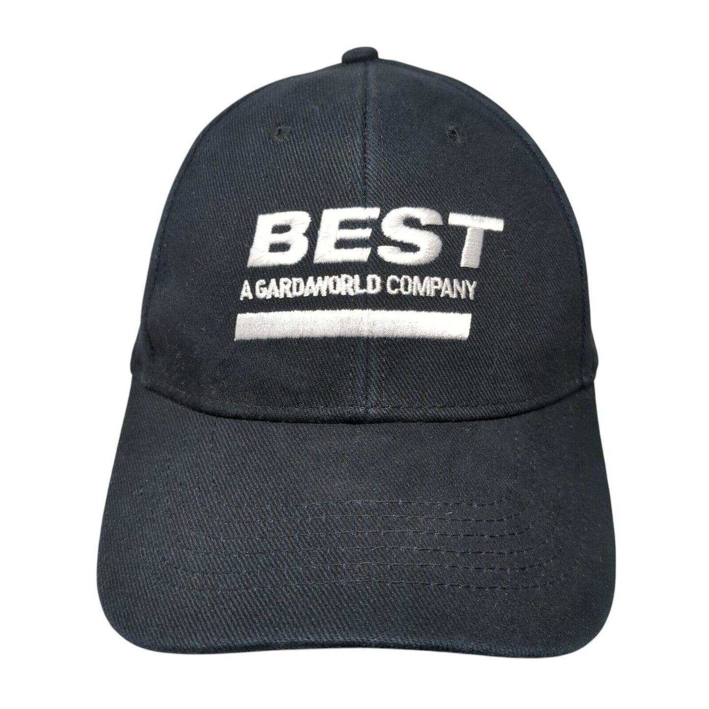 BEST A GardaWorld Company Strapback Hat Black One Size Embroidered
