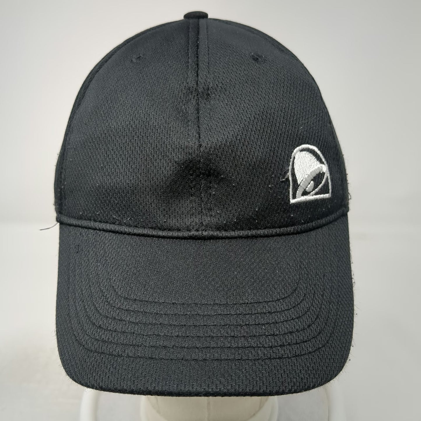 Taco Bell Snapback Black One Size Structured Embroidered Logo Mesh Texture hat