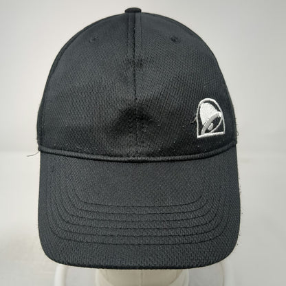 Taco Bell Snapback Black One Size Structured Embroidered Logo Mesh Texture hat