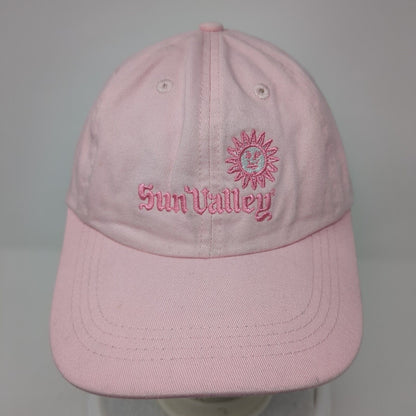 Sun Valley Slideback Hat Pink One Size Adjustable Embroidered Gear For Sports