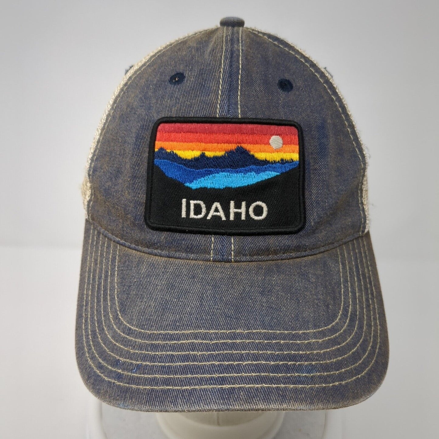Idaho Snapback Trucker Hat Multicolor OS Adjustable Embroidered Mesh Back Legacy