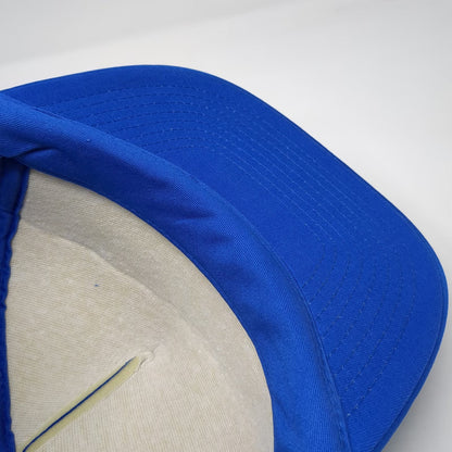 The Cincey Cap Blue Trucker Hat One Size Mastic Building Mesh Snapback Rope Cord