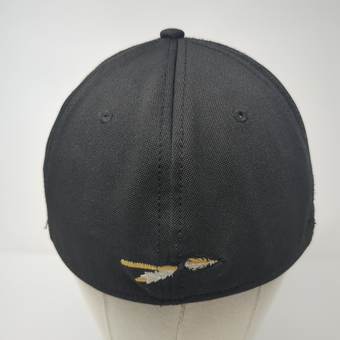 Letter A Logo Fitted Hat Black Small Embroidered The Game Colorblock