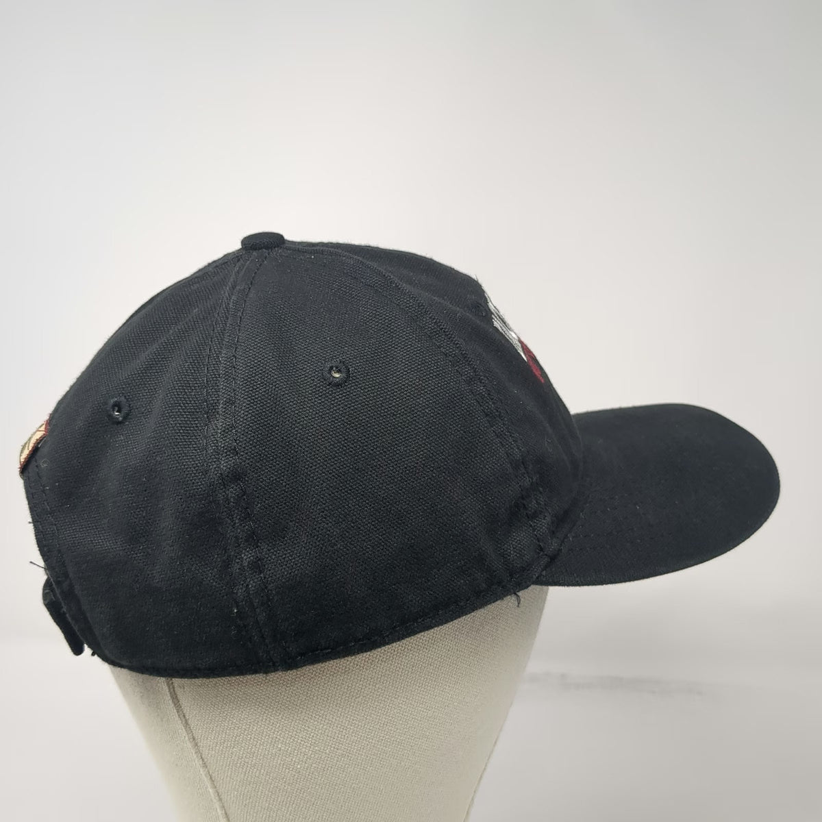 Dri Duck Baseball Cap Black One Size Jackson Hole Wyoming Bronco Hat Strapback