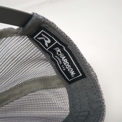 Richardson 112 Trucker Hat Black Gray One Size A&I Distributors Snapback Mesh