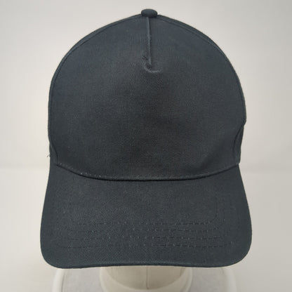 Purina Snapback Hat Black One Size Adjustable Embroidered 6 Panel Blank