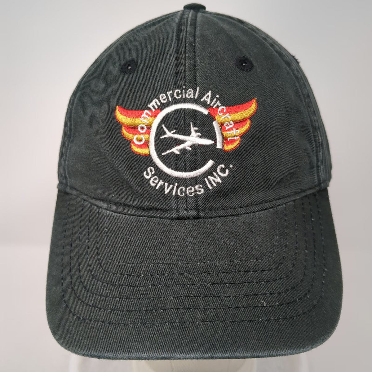 Drift Creek Outdoors Baseball Cap Black OSFM Commercial Aircraft Services hat