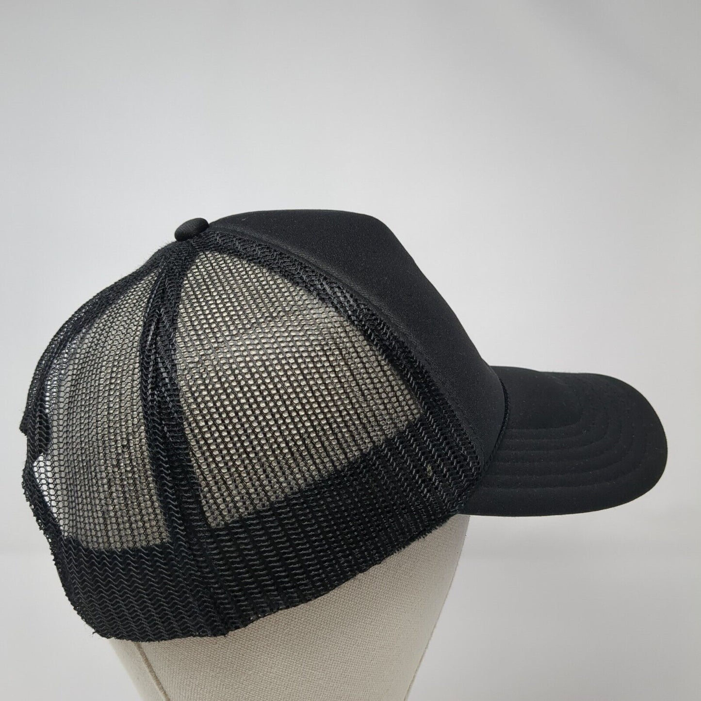 Give'r The Onion Boat Club Rope Trucker Hat Black One Size Mesh Back