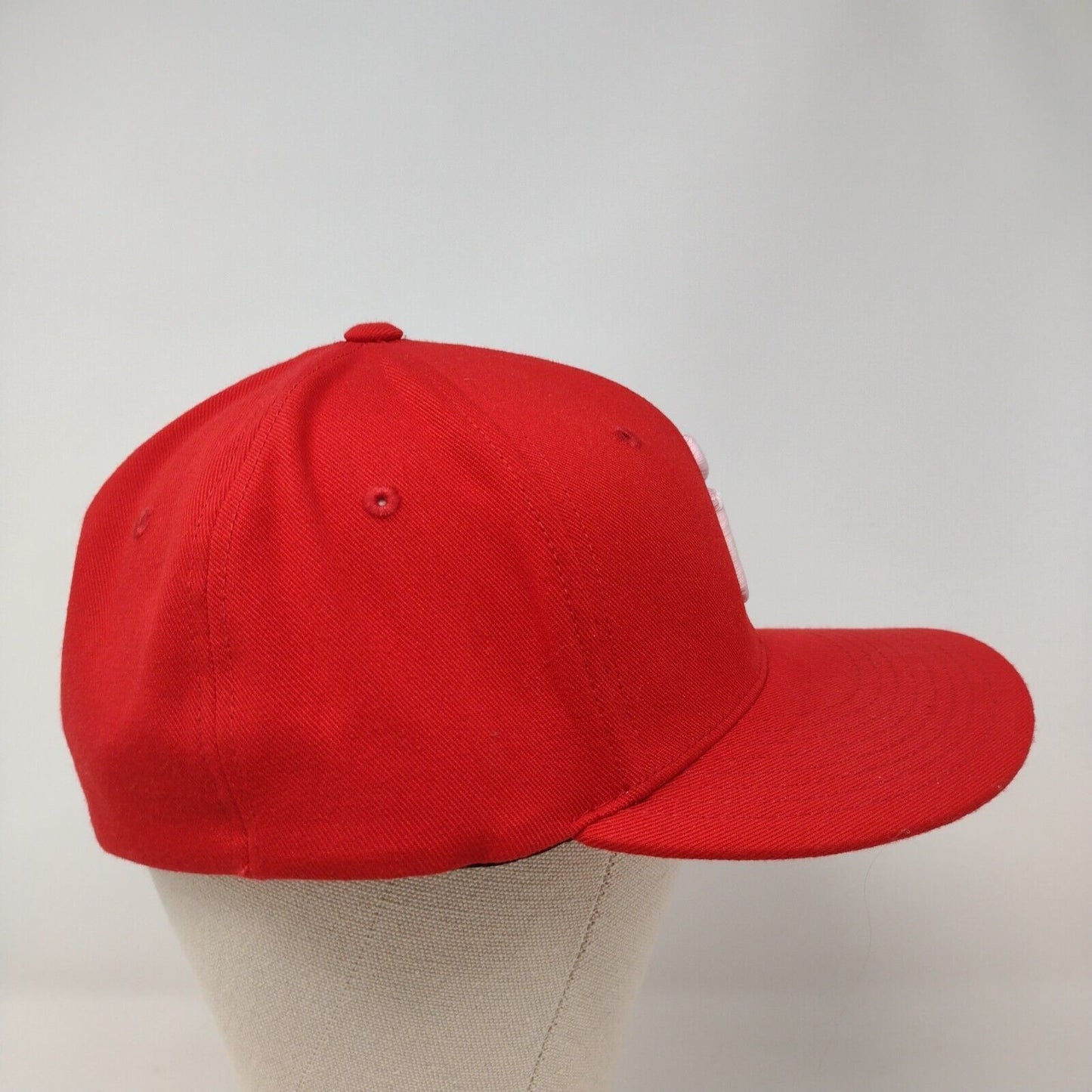 Info Icon Fitted Hat Red 7 3/8-8 Lightweight Pac-Flex D-Series Pacific Headwear