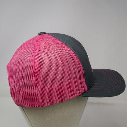 Pacific Headwear Trucker Hat Gray Pink One Size Big Valley Supply Idaho Mesh