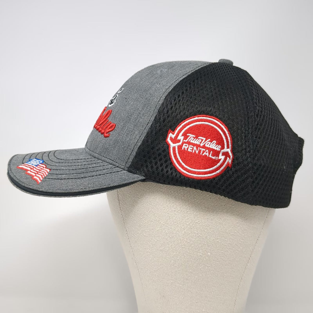 360 Apparel Baseball Cap Gray One Size Scotty's True Value Carquest Mesh Hat
