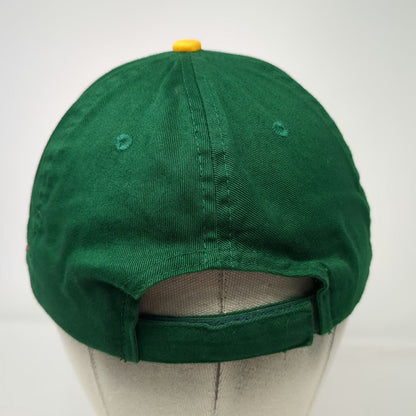 Oakland Athletics MLB OC Sports Baseball Cap Green Yellow White OSFM Strapback