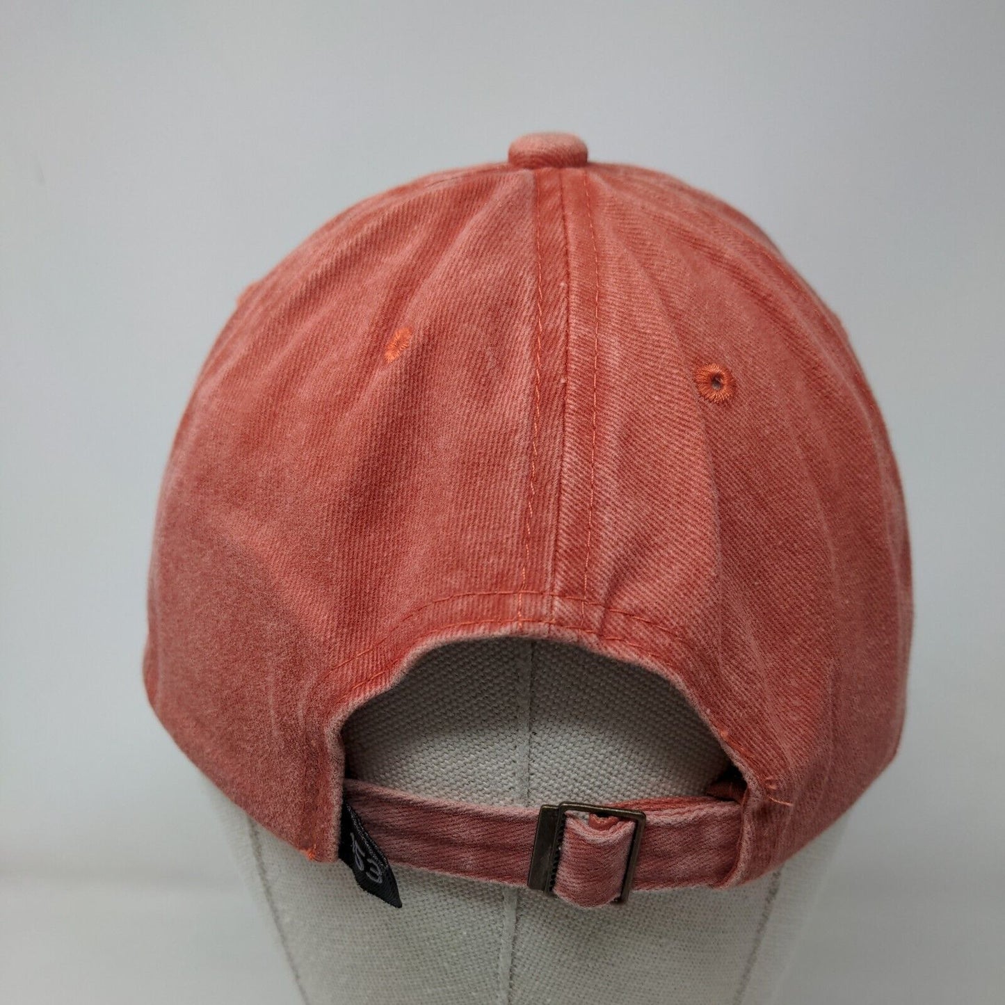 Florida Palm Tree Slideback Hat Orange One Size Embroidered Sunkiss Kap