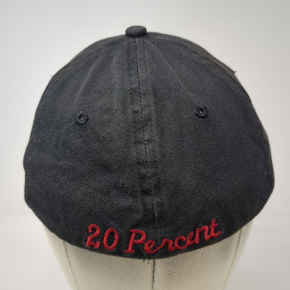 KC Caps Baseball Cap Black M J.E. Industries 20 Percent Stretch Fit Hat Gray