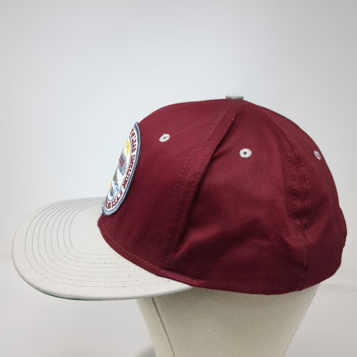 Mid-West Marketing Snapback Hat Red Gray One Size Doe Run Lead Smelting 100th