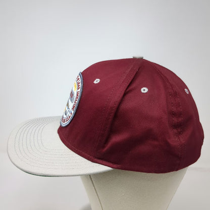 Mid-West Marketing Snapback Hat Red Gray One Size Doe Run Lead Smelting 100th