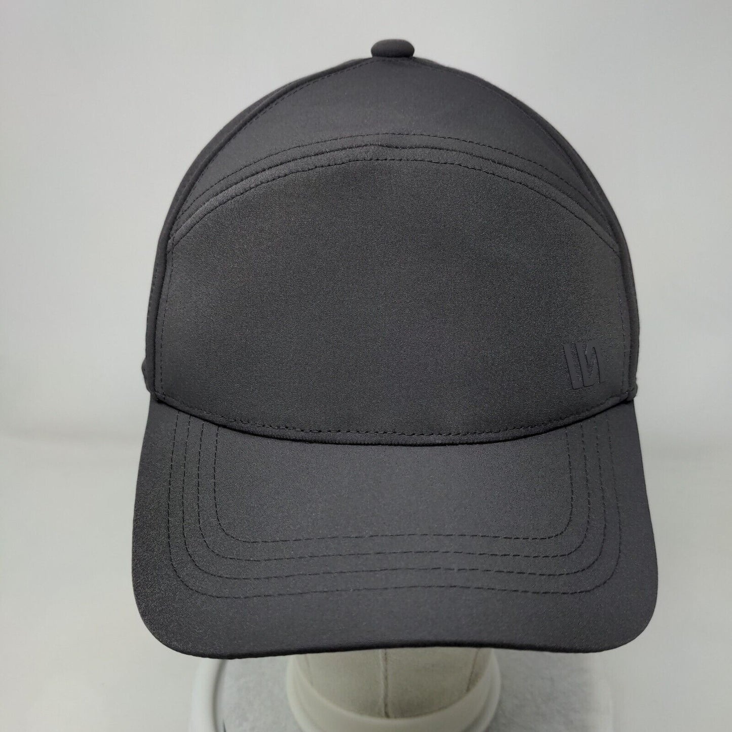 Unbranded Strapback Hat Gray One Size Adjustable Laser Cut Solid