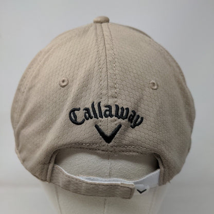 Kenmure Strapback Hat Tan One Size Embroidered Adjustable Callaway
