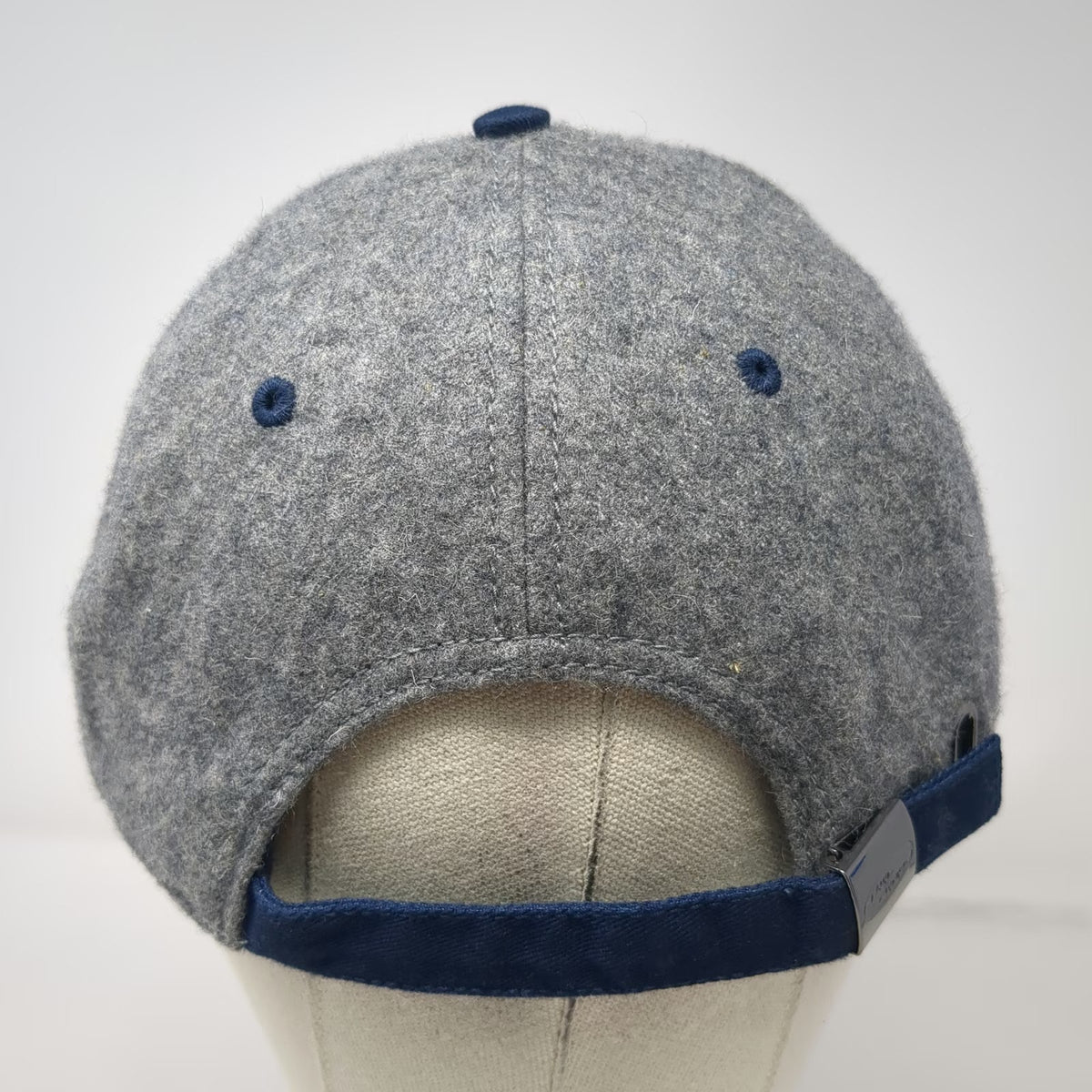 Land Rover 5 Panel Gray Blue Wool Blend Hat One Size Embroidered Logo Cap