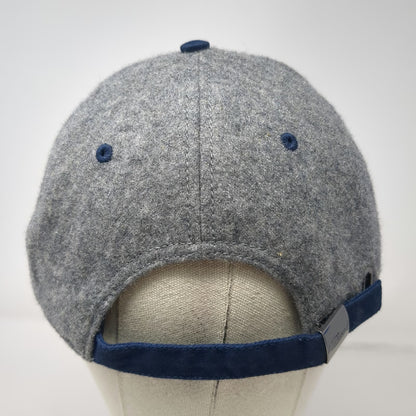 Land Rover 5 Panel Gray Blue Wool Blend Hat One Size Embroidered Logo Cap