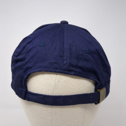 Niagara Falls Slideback Hat Blue One Size Solid Adjustable Embroidered