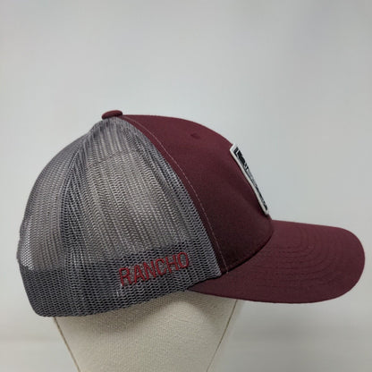Rancho Caps Snapback Mesh Back Trucker Hat Multi One Size Colorblock
