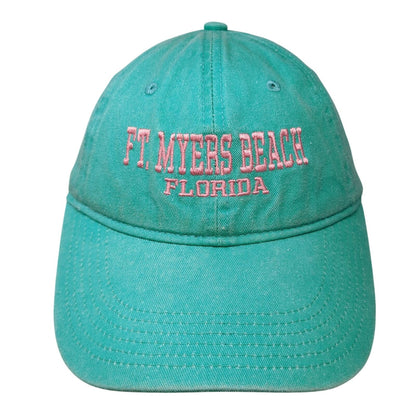 Ben Kaufman Baseball Cap Blue One Size Ft Myers Beach Florida Strapback Hat